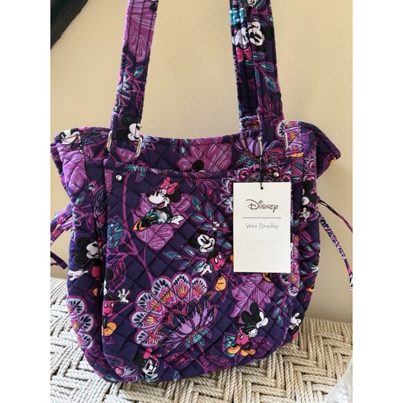 Vera Bradley Handbags - Vera Bradley Disney Glenna Satchel Mickey Minnie Flirty Floral Rare Purse Bag